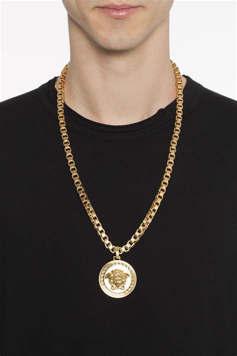 versace men jewellery|versace men's necklaces.